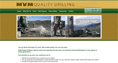 Desktop Screenshot of mvmqualitydrilling.com